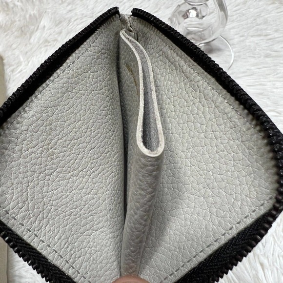 AMPERSAND AS APOSTROPHE HALF-ZIP WALLET STONE GRAY - Picture 4 of 4